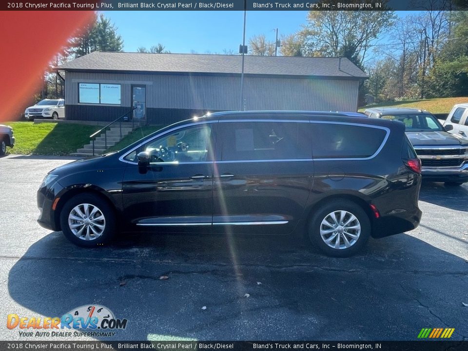 2018 Chrysler Pacifica Touring L Plus Brilliant Black Crystal Pearl / Black/Diesel Photo #1