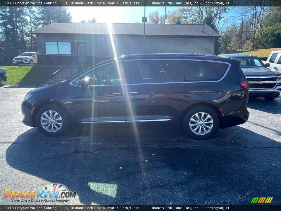 2018 Chrysler Pacifica Touring L Plus Brilliant Black Crystal Pearl / Black/Diesel Photo #2