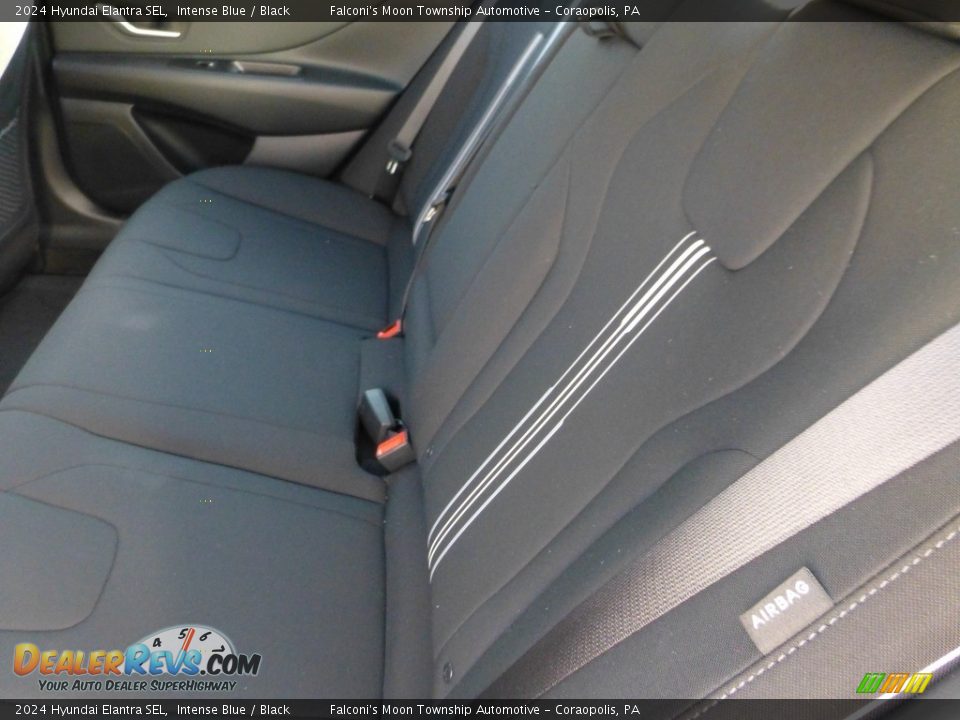 2024 Hyundai Elantra SEL Intense Blue / Black Photo #12