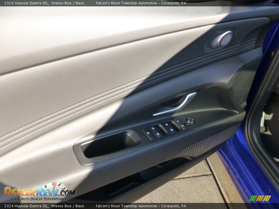 2024 Hyundai Elantra SEL Intense Blue / Black Photo #14