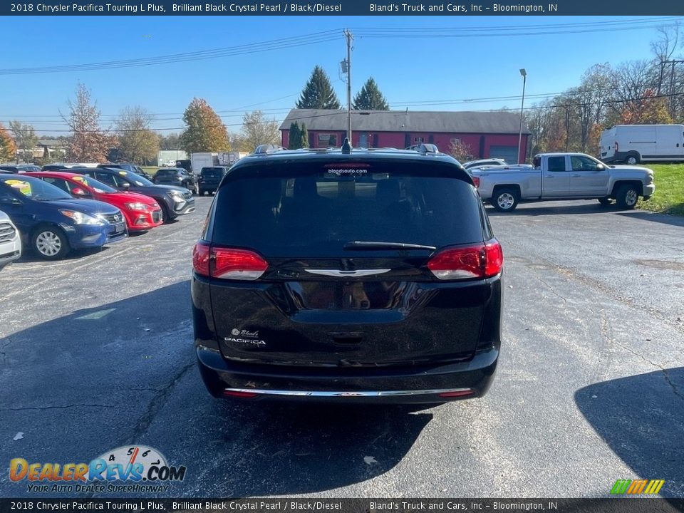 2018 Chrysler Pacifica Touring L Plus Brilliant Black Crystal Pearl / Black/Diesel Photo #7