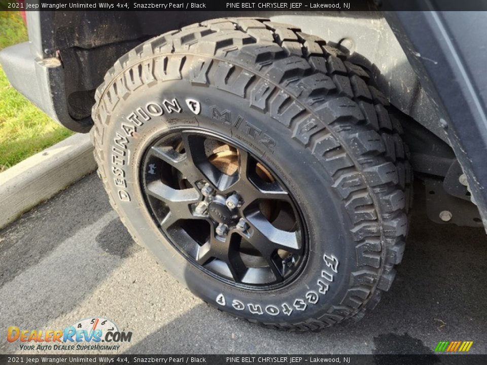 2021 Jeep Wrangler Unlimited Willys 4x4 Snazzberry Pearl / Black Photo #6