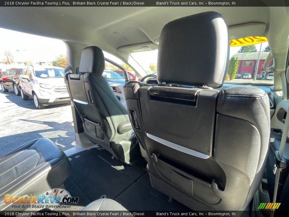 2018 Chrysler Pacifica Touring L Plus Brilliant Black Crystal Pearl / Black/Diesel Photo #23