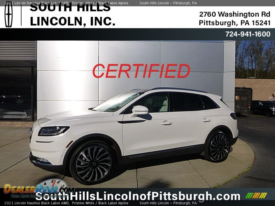 2021 Lincoln Nautilus Black Label AWD Pristine White / Black Label Alpine Photo #1