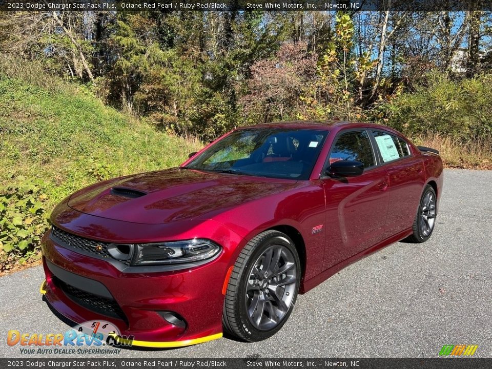 Front 3/4 View of 2023 Dodge Charger Scat Pack Plus Photo #2