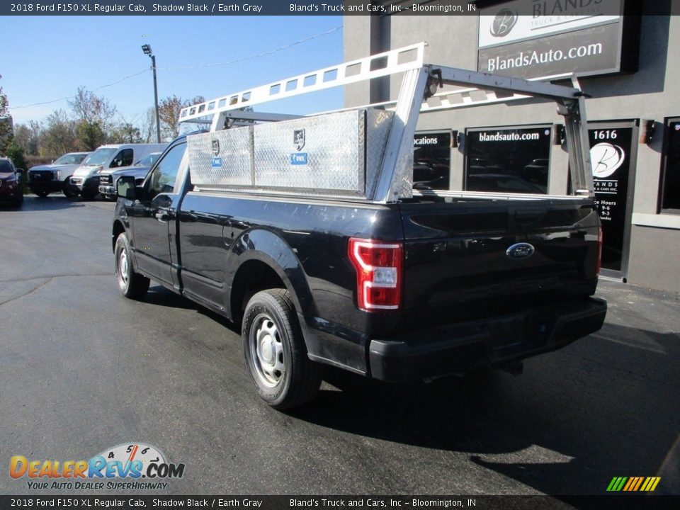 2018 Ford F150 XL Regular Cab Shadow Black / Earth Gray Photo #3