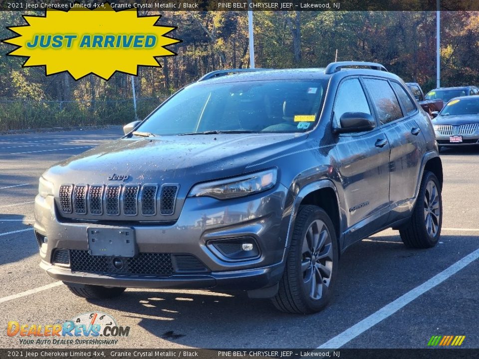 2021 Jeep Cherokee Limited 4x4 Granite Crystal Metallic / Black Photo #1