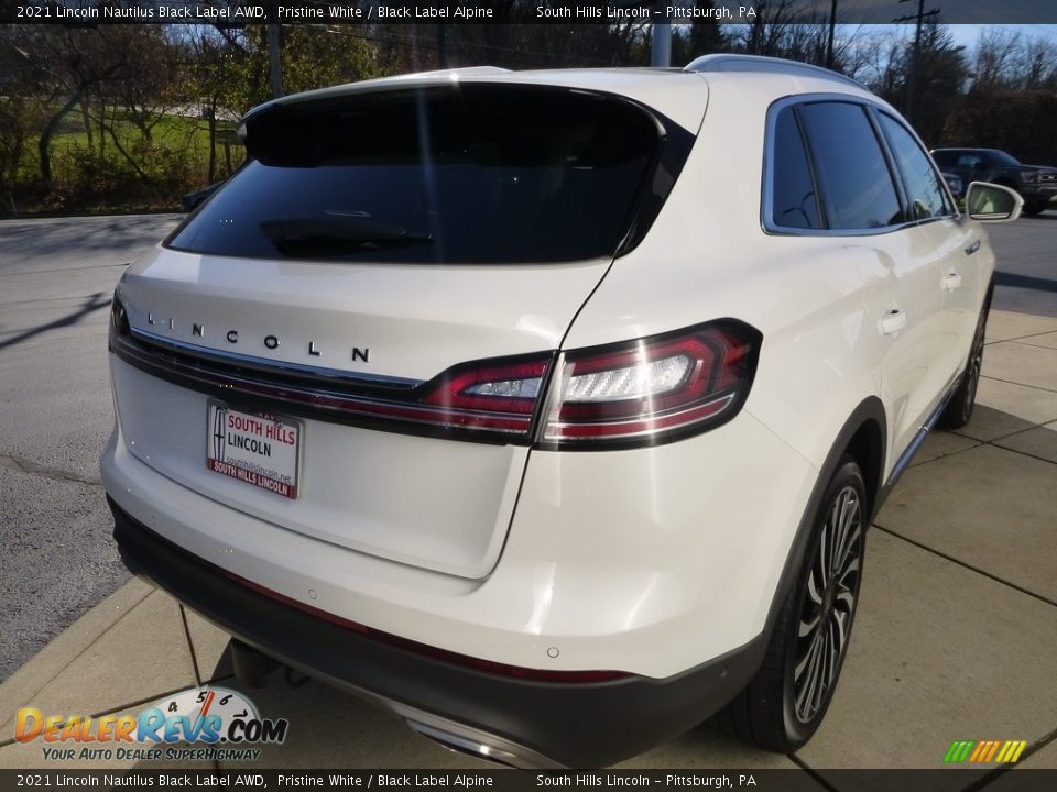 2021 Lincoln Nautilus Black Label AWD Pristine White / Black Label Alpine Photo #6