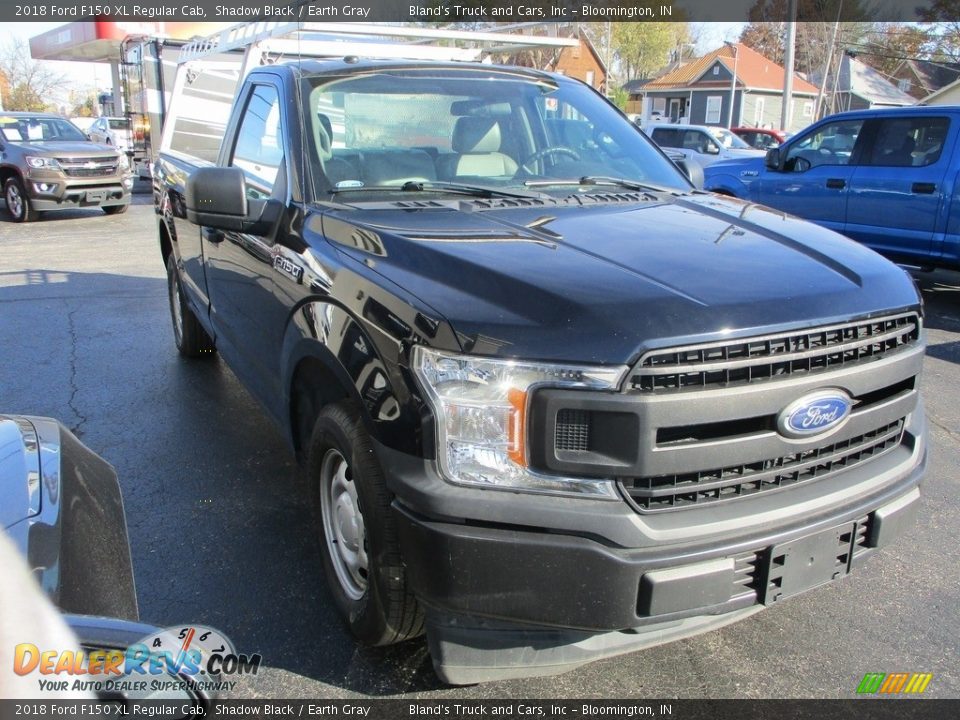 2018 Ford F150 XL Regular Cab Shadow Black / Earth Gray Photo #5