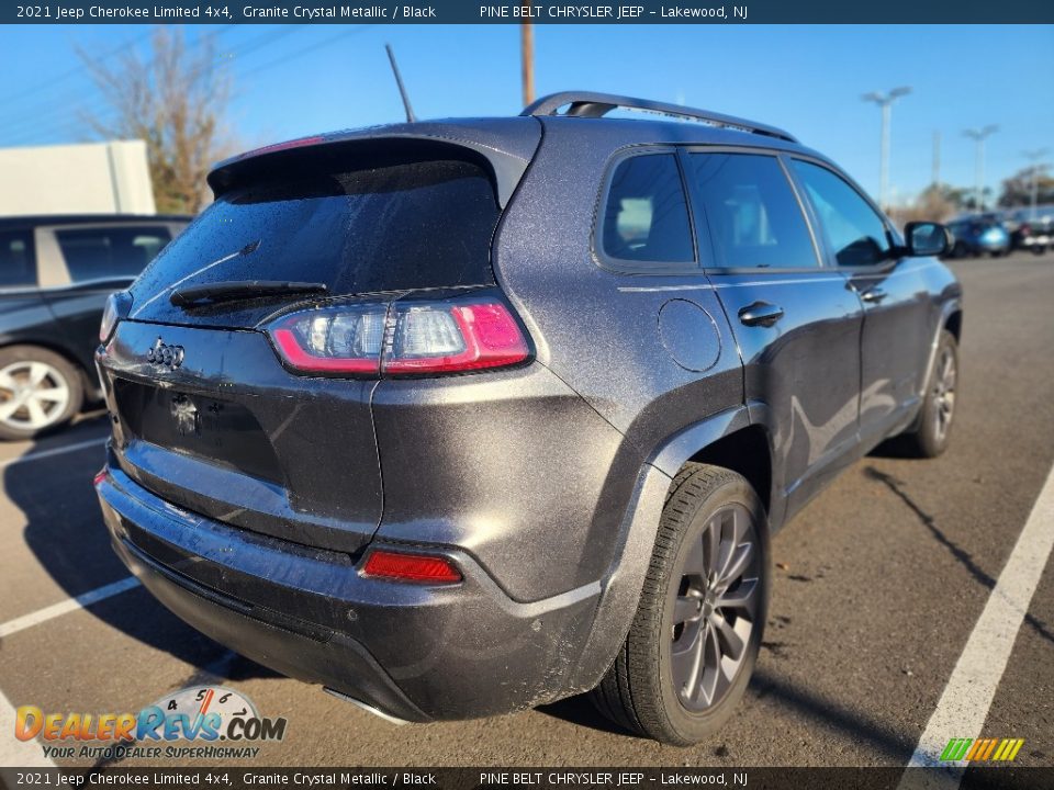 2021 Jeep Cherokee Limited 4x4 Granite Crystal Metallic / Black Photo #3