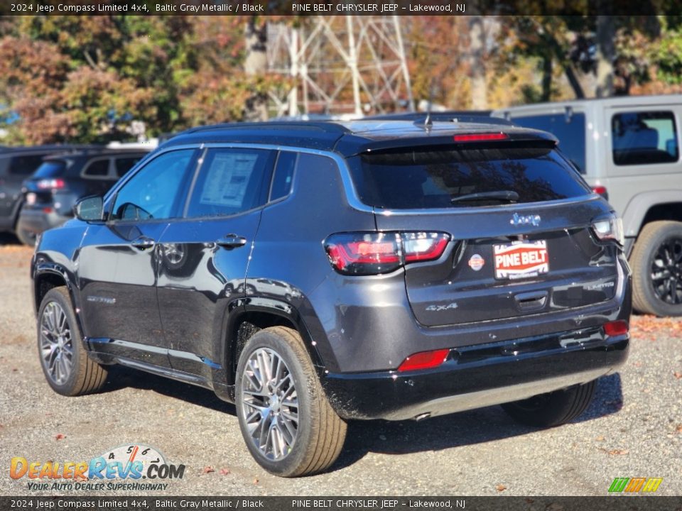 2024 Jeep Compass Limited 4x4 Baltic Gray Metallic / Black Photo #4