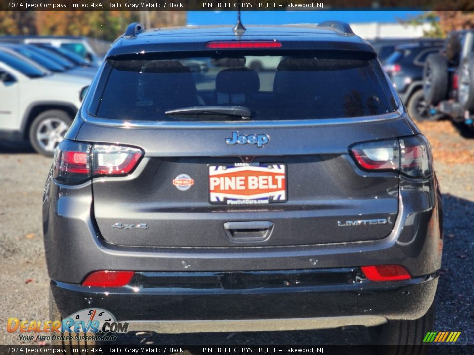 2024 Jeep Compass Limited 4x4 Baltic Gray Metallic / Black Photo #6