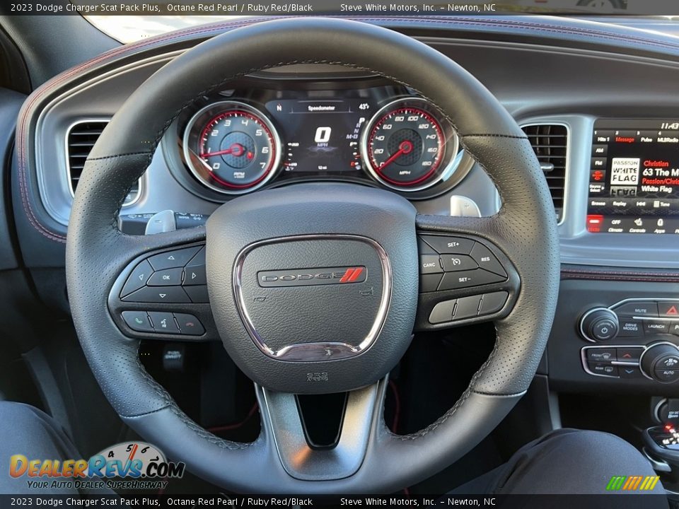 2023 Dodge Charger Scat Pack Plus Steering Wheel Photo #19