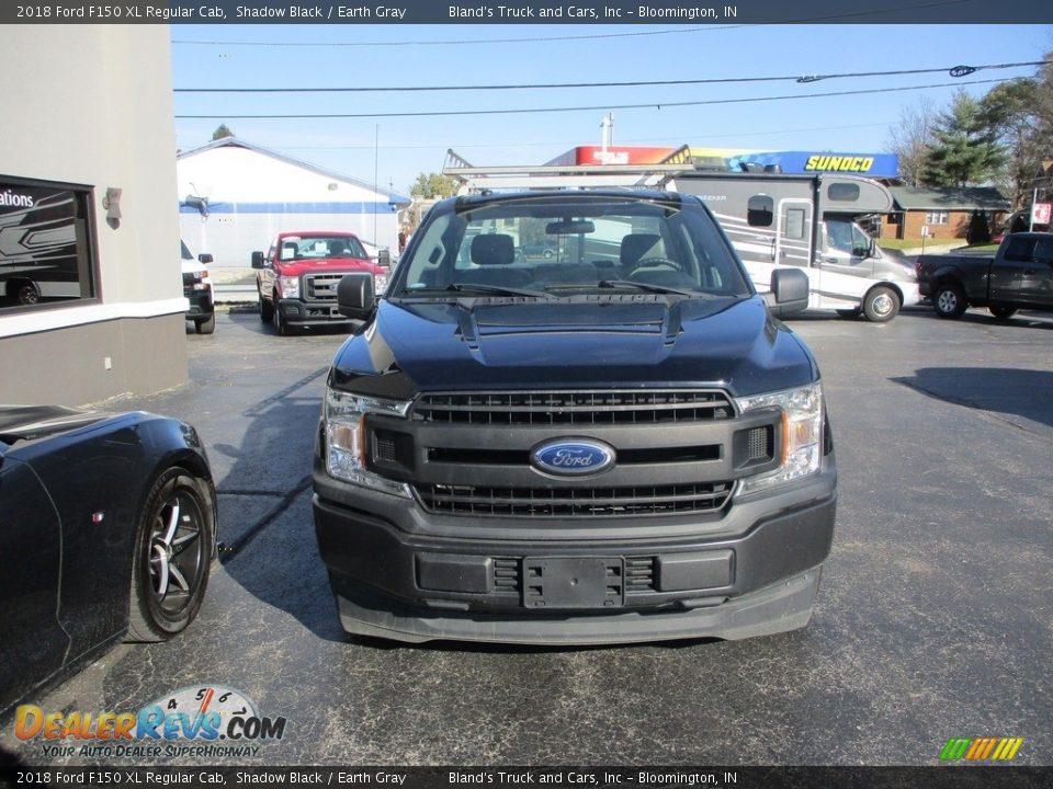 2018 Ford F150 XL Regular Cab Shadow Black / Earth Gray Photo #22