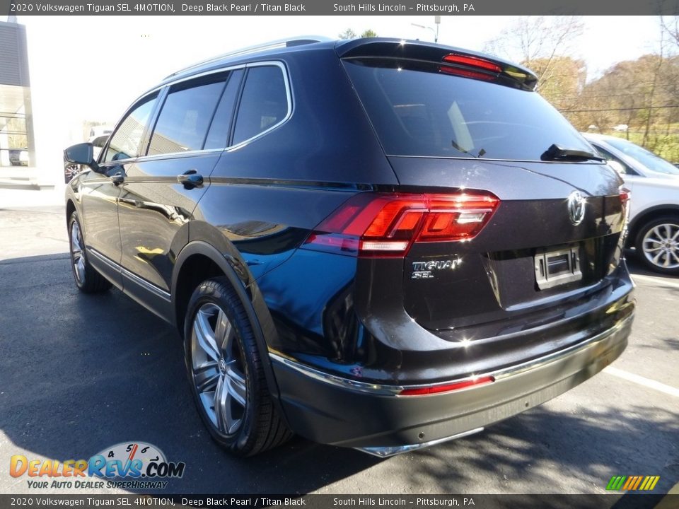 2020 Volkswagen Tiguan SEL 4MOTION Deep Black Pearl / Titan Black Photo #2