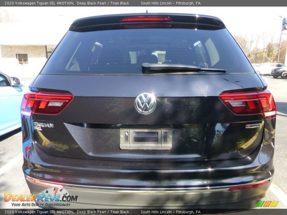 2020 Volkswagen Tiguan SEL 4MOTION Deep Black Pearl / Titan Black Photo #3