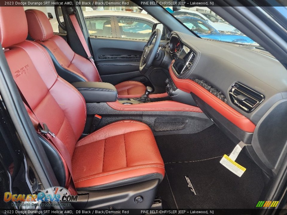 Black/Demonic Red Interior - 2023 Dodge Durango SRT Hellcat AWD Photo #6
