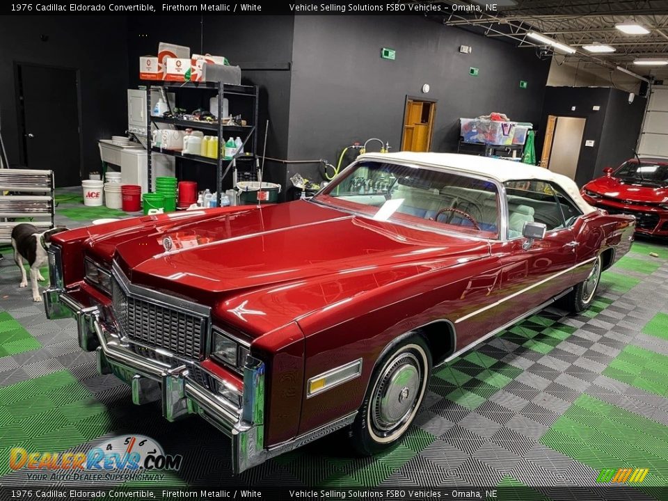 Front 3/4 View of 1976 Cadillac Eldorado Convertible Photo #1