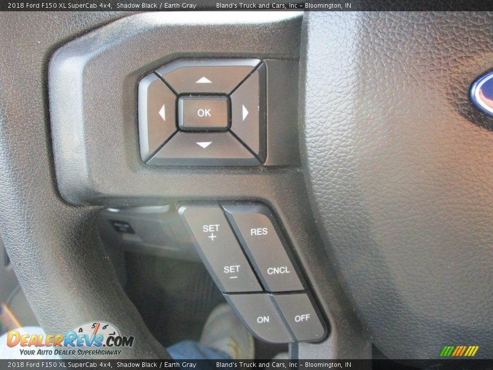 2018 Ford F150 XL SuperCab 4x4 Steering Wheel Photo #12