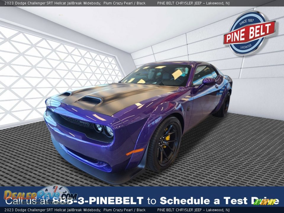 2023 Dodge Challenger SRT Hellcat JailBreak Widebody Plum Crazy Pearl / Black Photo #1