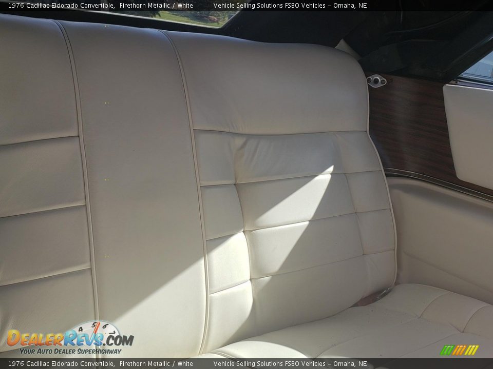 Rear Seat of 1976 Cadillac Eldorado Convertible Photo #9