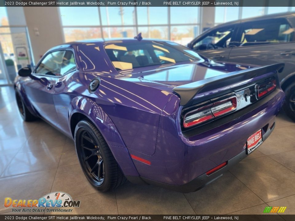 2023 Dodge Challenger SRT Hellcat JailBreak Widebody Plum Crazy Pearl / Black Photo #4