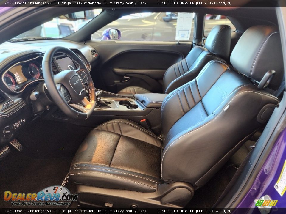 Black Interior - 2023 Dodge Challenger SRT Hellcat JailBreak Widebody Photo #7