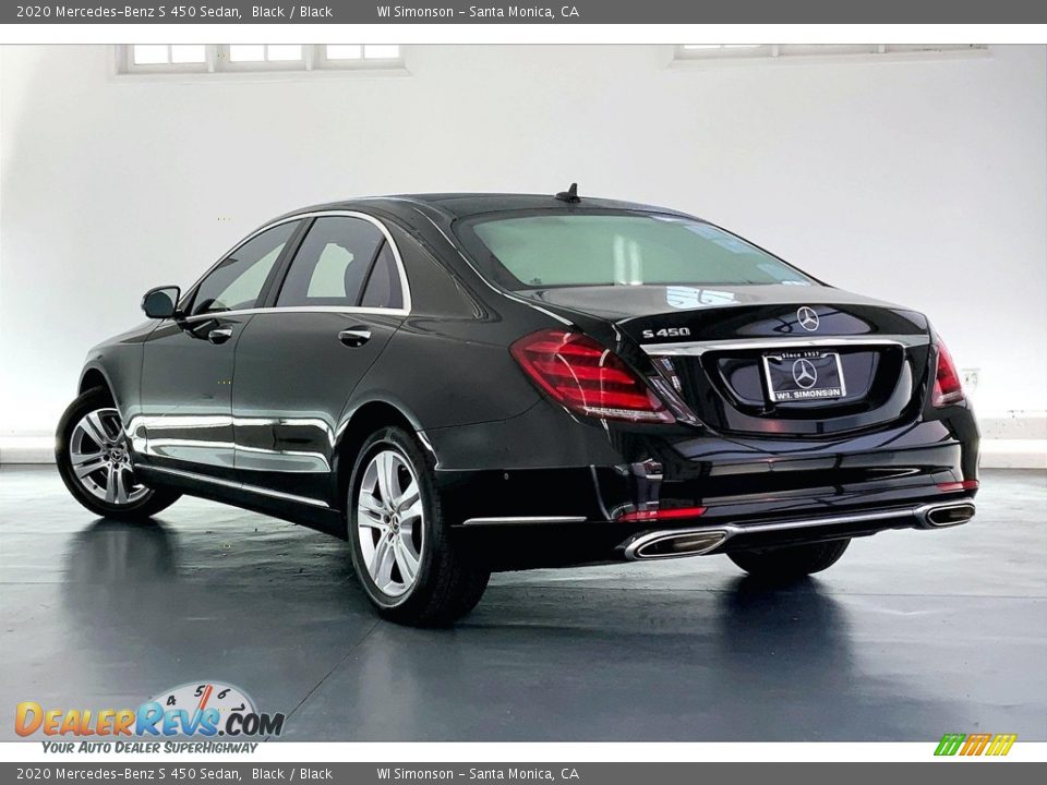 2020 Mercedes-Benz S 450 Sedan Black / Black Photo #10