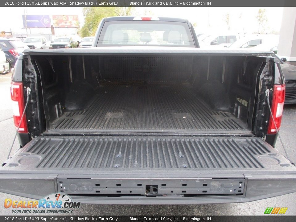 2018 Ford F150 XL SuperCab 4x4 Shadow Black / Earth Gray Photo #24