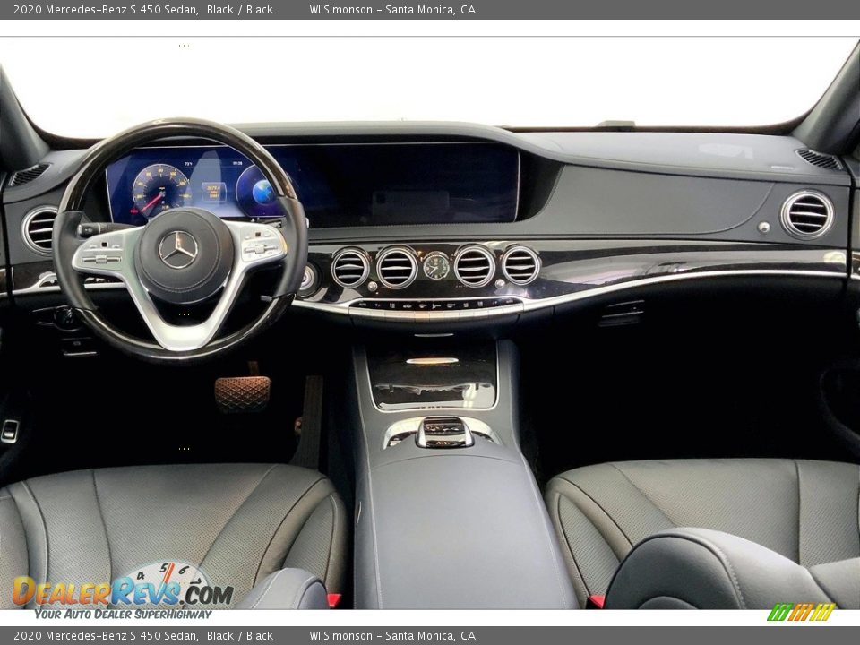 Black Interior - 2020 Mercedes-Benz S 450 Sedan Photo #15