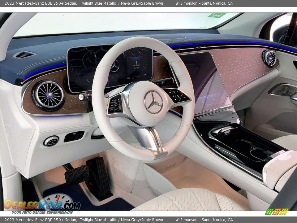 Dashboard of 2023 Mercedes-Benz EQE 350+ Sedan Photo #4