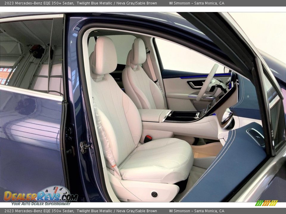 Neva Gray/Sable Brown Interior - 2023 Mercedes-Benz EQE 350+ Sedan Photo #5