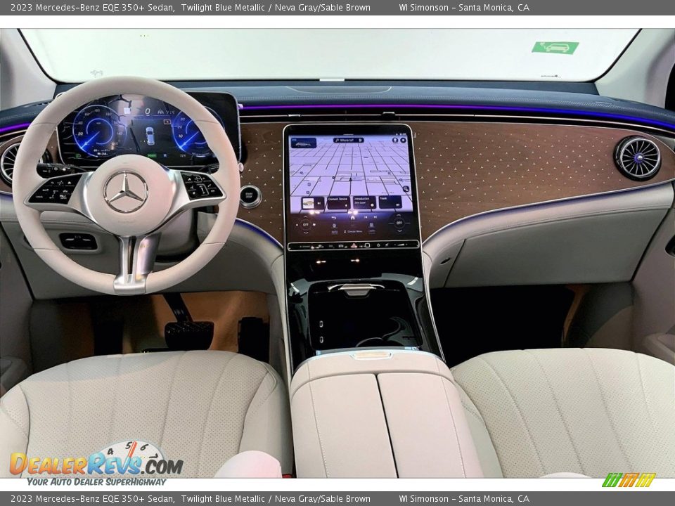 Dashboard of 2023 Mercedes-Benz EQE 350+ Sedan Photo #6