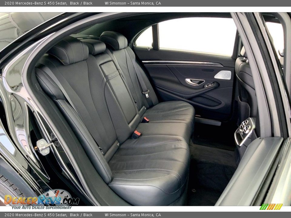 Rear Seat of 2020 Mercedes-Benz S 450 Sedan Photo #19