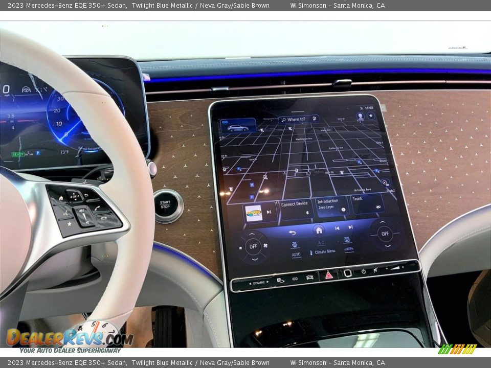 Navigation of 2023 Mercedes-Benz EQE 350+ Sedan Photo #7