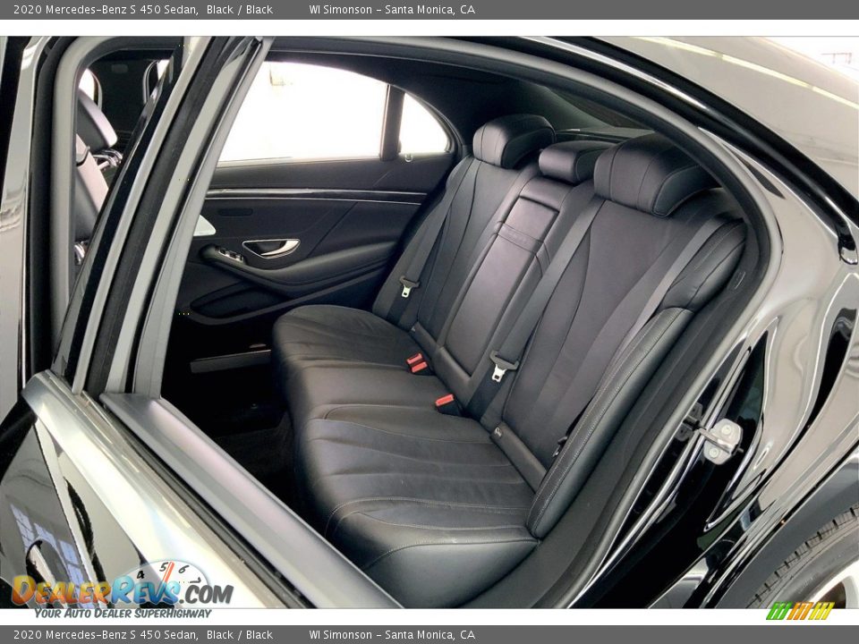 Rear Seat of 2020 Mercedes-Benz S 450 Sedan Photo #20