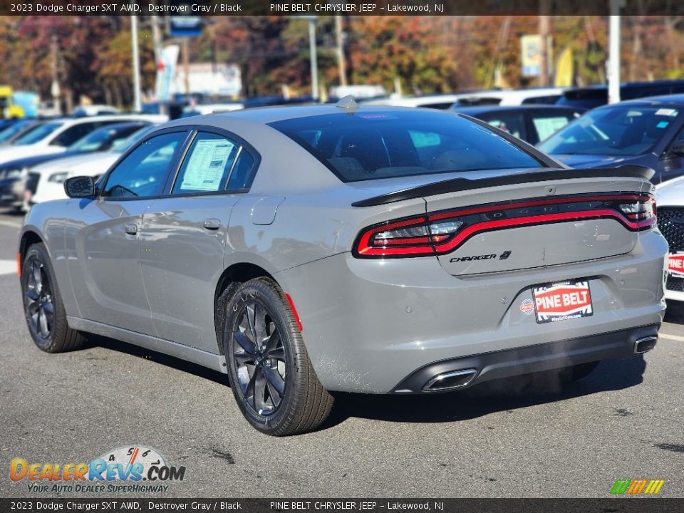 2023 Dodge Charger SXT AWD Destroyer Gray / Black Photo #3