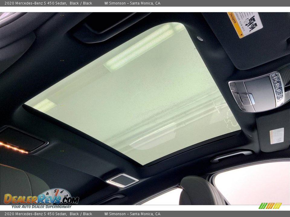 Sunroof of 2020 Mercedes-Benz S 450 Sedan Photo #25