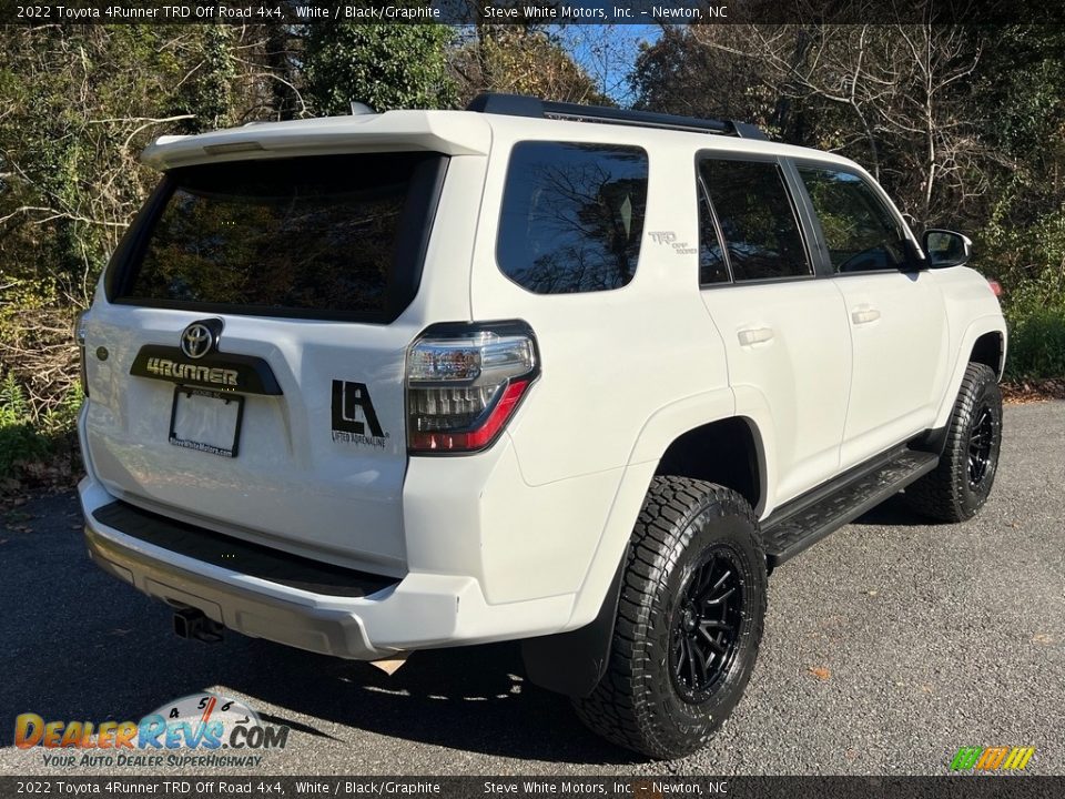 2022 Toyota 4Runner TRD Off Road 4x4 White / Black/Graphite Photo #6