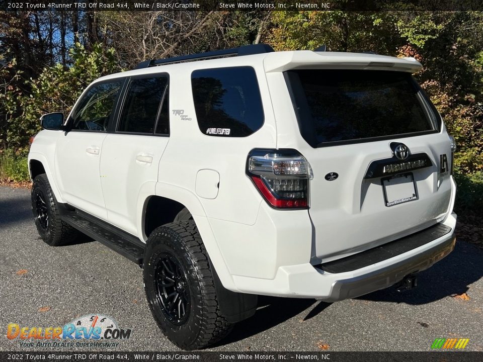 2022 Toyota 4Runner TRD Off Road 4x4 White / Black/Graphite Photo #8