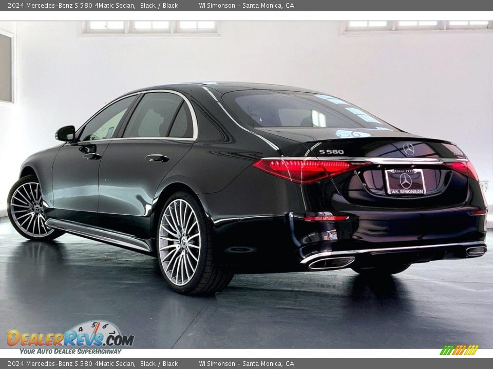 Black 2024 Mercedes-Benz S 580 4Matic Sedan Photo #2