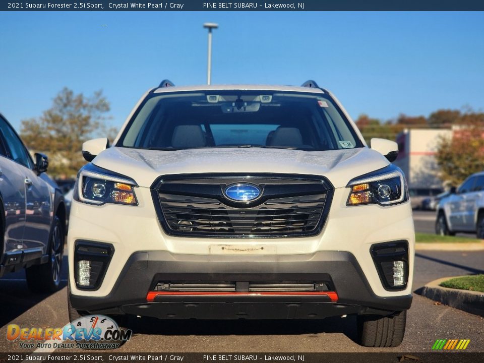 2021 Subaru Forester 2.5i Sport Crystal White Pearl / Gray Photo #2