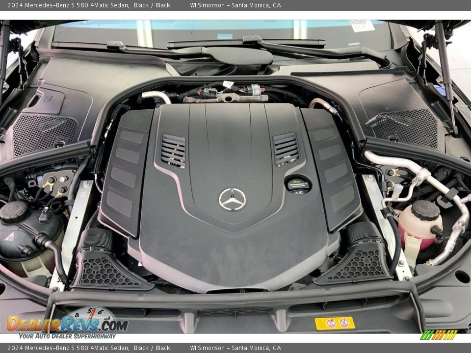 2024 Mercedes-Benz S 580 4Matic Sedan 4.0 Liter DI biturbo DOHC 32-Valve VVT V8 Engine Photo #9