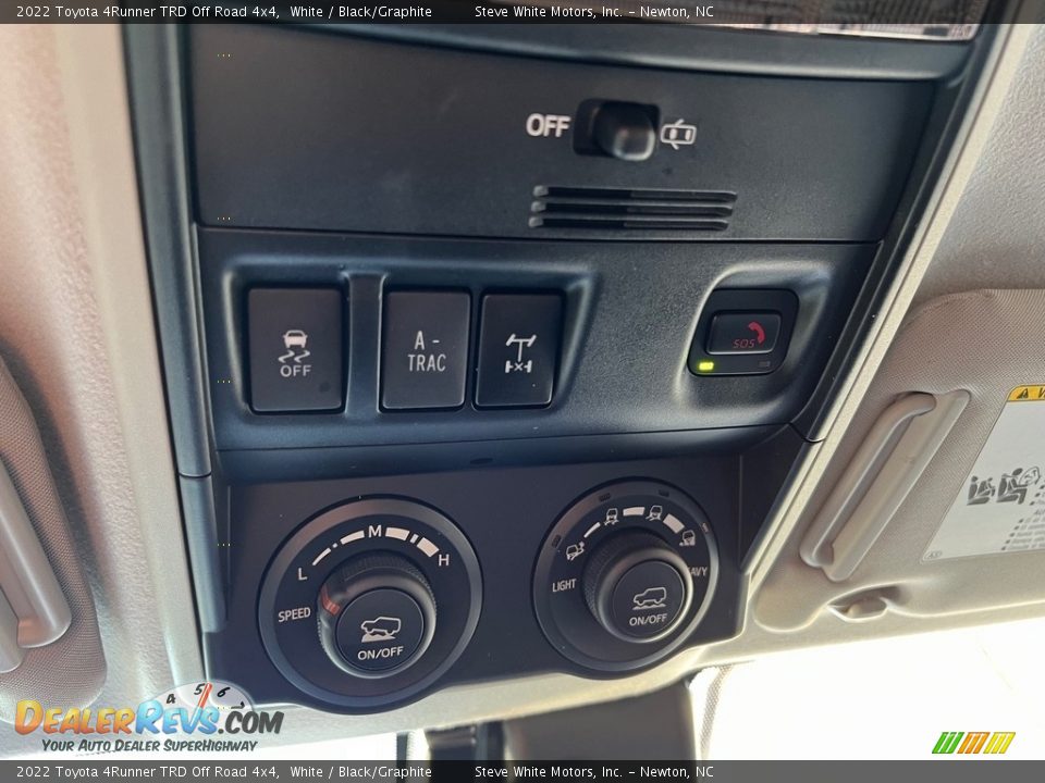 Controls of 2022 Toyota 4Runner TRD Off Road 4x4 Photo #28