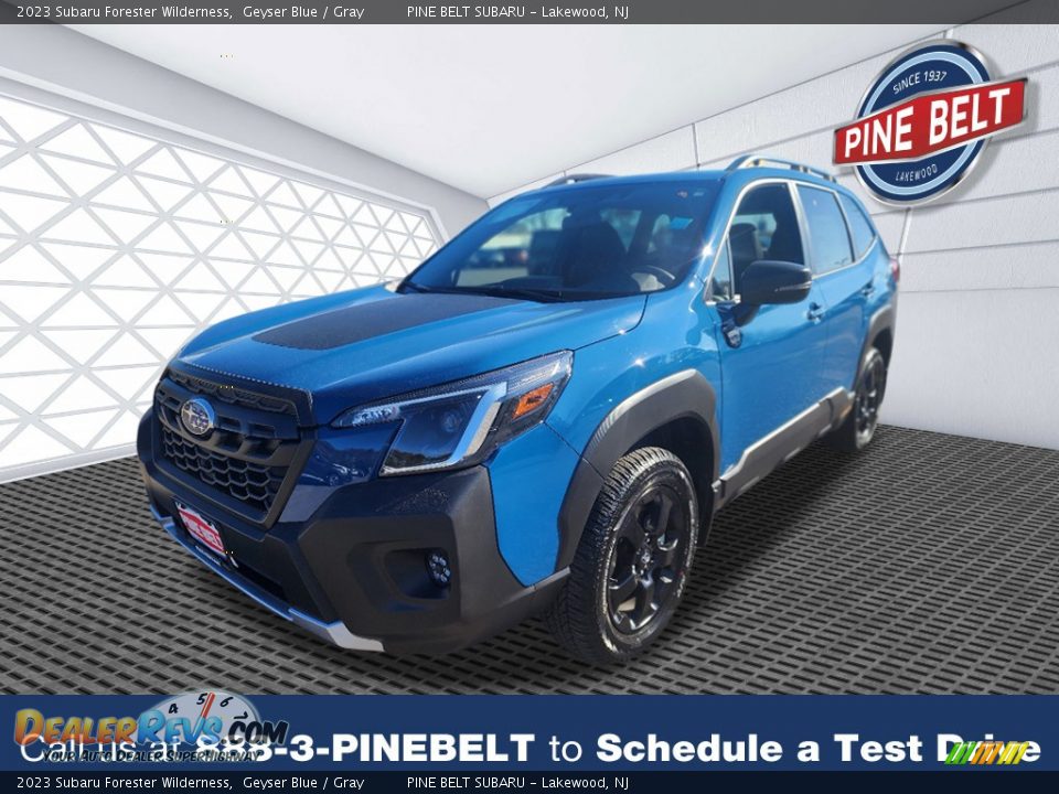 2023 Subaru Forester Wilderness Geyser Blue / Gray Photo #1