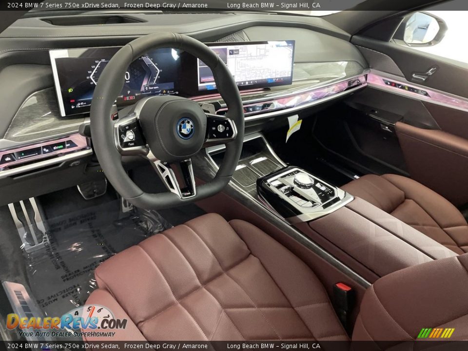 Amarone Interior - 2024 BMW 7 Series 750e xDrive Sedan Photo #11