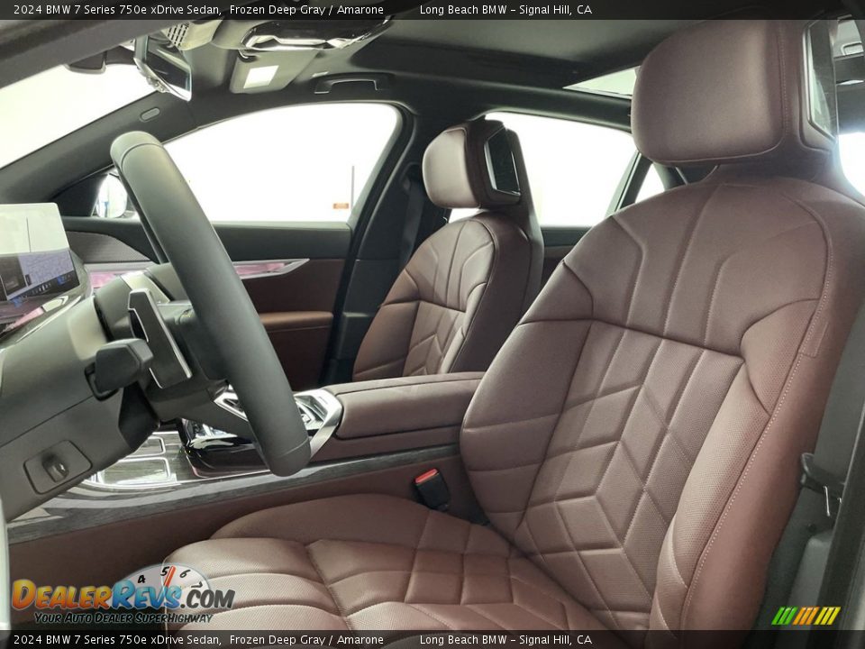 Front Seat of 2024 BMW 7 Series 750e xDrive Sedan Photo #12