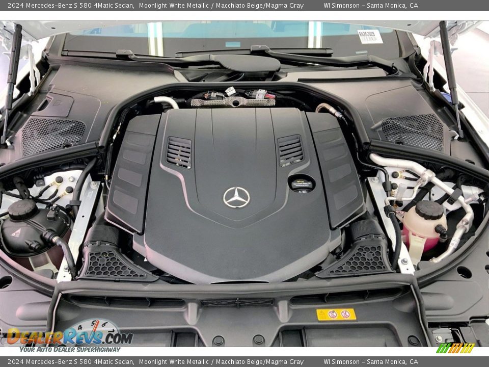 2024 Mercedes-Benz S 580 4Matic Sedan 4.0 Liter DI biturbo DOHC 32-Valve VVT V8 Engine Photo #9