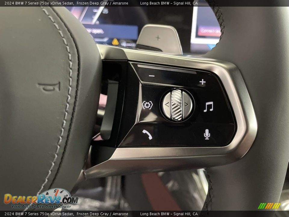 2024 BMW 7 Series 750e xDrive Sedan Steering Wheel Photo #15