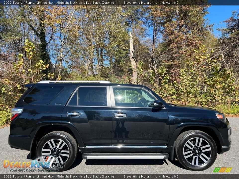 Midnight Black Metallic 2022 Toyota 4Runner Limited 4x4 Photo #5